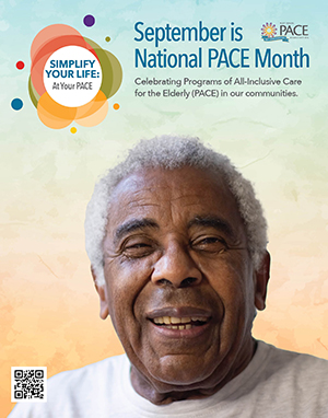 African-american senior on abstract background smiling at camera